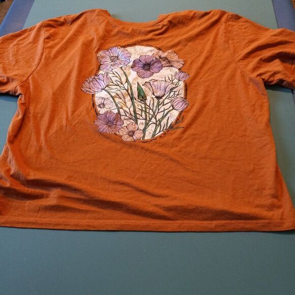 Rebellious One Womens XLCotton Blend Floral Short sleeve T-shirt Cottagecore - Picture 8 of 8